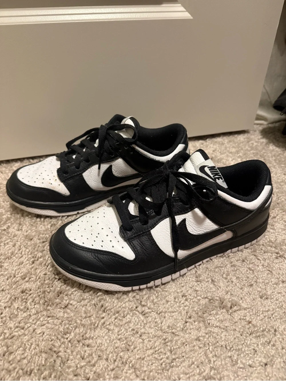 Nike Black and White Low-Top Sneakers